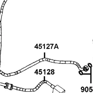 45127-PWB1-900 HOSE BRAKE-MC/JUNCTION — diagram cutout