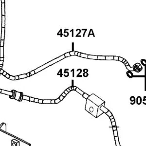 45128-PWB1-600 HOSE FR BRAKE (JUNCTION-C/P) — diagram cutout