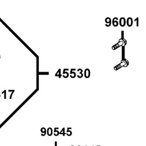 45530-LDB5-305 CYLINDER SET FR — diagram cutout