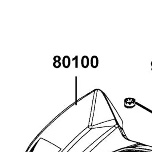 80100-ADC6-E76-J3P FENDER REAR — diagram cutout
