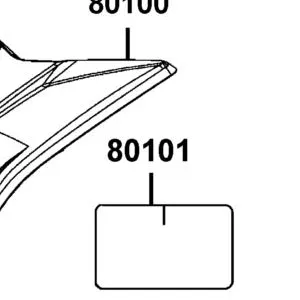 80101-LEC1-M00 SHIELD UPPER-LH — diagram cutout