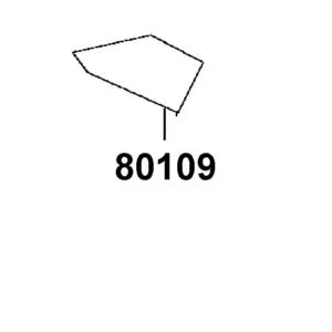 80109-LBA7-900 HEAT GUARD B REAR FENDER — diagram cutout