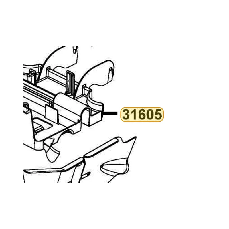 31605-PWB1-900-N1R TRAY ELECTRICAL (Black) — diagram cutout