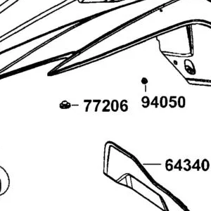 77206-PWB1-900 BUMPER.SEAT — diagram cutout