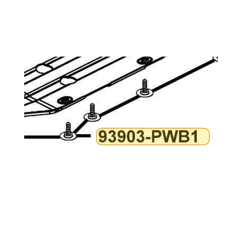 93903-PWB1-900 SCREW BODY-SELF TAP #12x3/4 A — diagram cutout