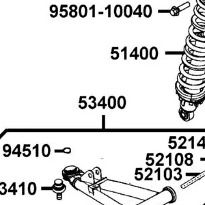 53400-LGN5-E00-MBS A-ARM. FRONT-UPPER-RH-ASSY — diagram cutout