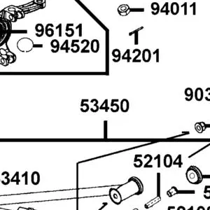 53450-LGN5-E00-MBS A-ARM ASSY FRONT LWR RH — diagram cutout