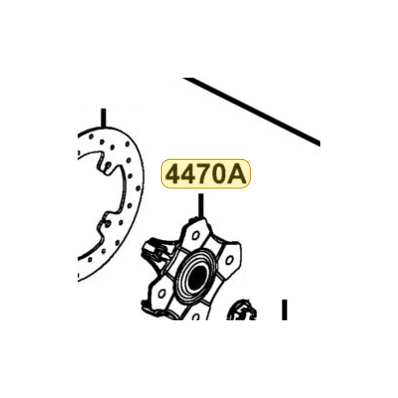 4470A-PWB1-900 HUB ASSEMBLY — diagram cutout
