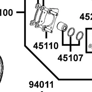 45110-PWB1-305 MOUNT BRACKET ASSEMBLS — diagram cutout