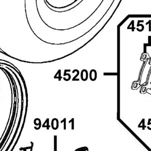 45200-PWB1-600 CALIPER BRAKE LH — diagram cutout