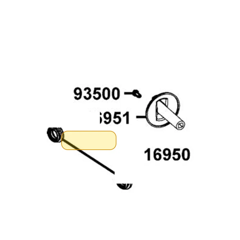 16951-LGN5-E00 KNOB FUEL TANK — diagram cutout