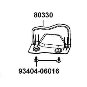 80330-LGN5-E01-N1R GUARD R RR BOOT (Black) — diagram cutout
