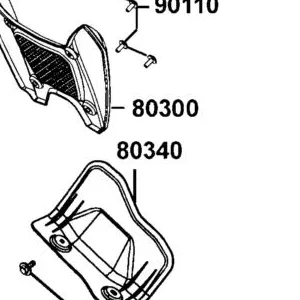 80340-LGN5-E01-N1R GUARD L RR BOOT (Black) — diagram cutout
