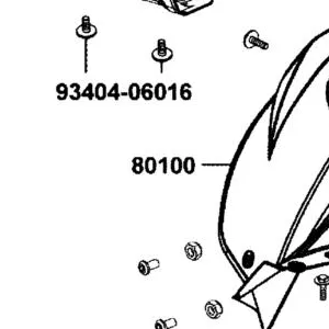 80100-LGN5-E00-N1R FENDER REAR (Black) — diagram cutout