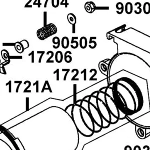 17212-PWB1-900 FILTER SPRING — diagram cutout