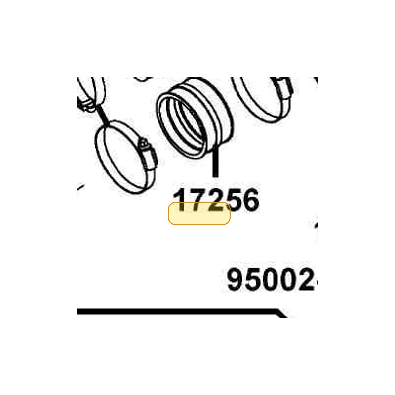17256-PWB1-900 BOOT CARB-CHAMBER — diagram cutout