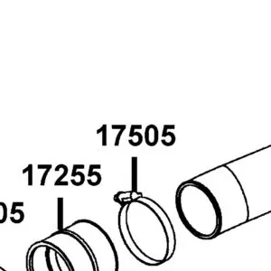 17505-PWB1-900 CLAMP D70 — diagram cutout