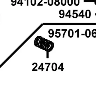 24704-PWB1-900 SPRING SHIFT — diagram cutout