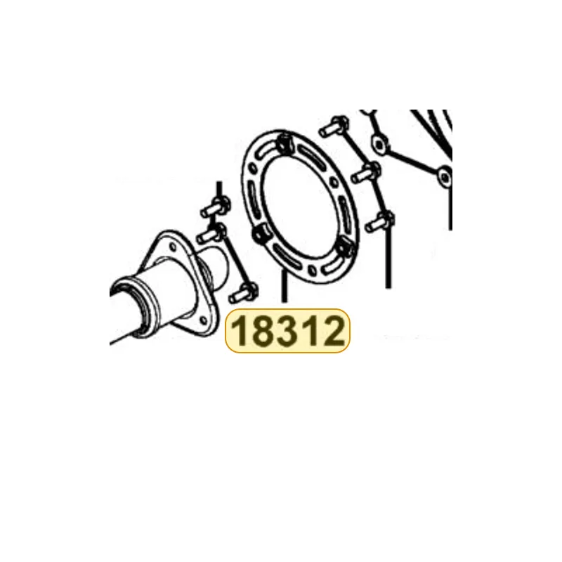 18312-LGN5-E00 TAIL PROTECTOR..STAY — diagram cutout