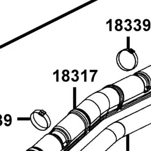 18317-PWB1-900 SHIELD EXHAUST PIPE — diagram cutout