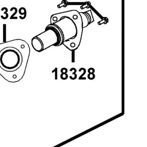 18328-LFA5-910 SPARK ARRESTER - WELDMENT — diagram cutout