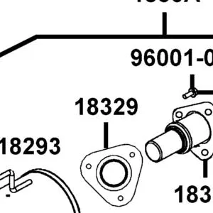 18329-PWB1-700 GASKET.SPARK ARRESTER — diagram cutout