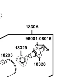 96001-08016-08 BOLT FLANGE SH 8X16 — diagram cutout