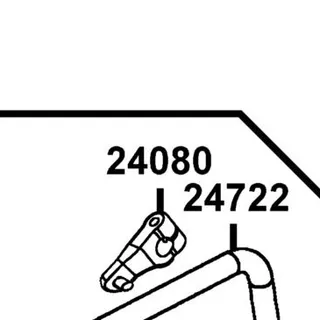 24080-PWB1-900 ARM GEAR SELECT ASSY — diagram cutout
