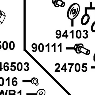 90111-PWB1-900 BOLT FLANGE 6MM — diagram cutout