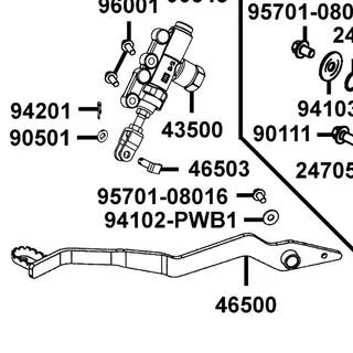 94102-PWB1-900 WASHER FLAT — diagram cutout