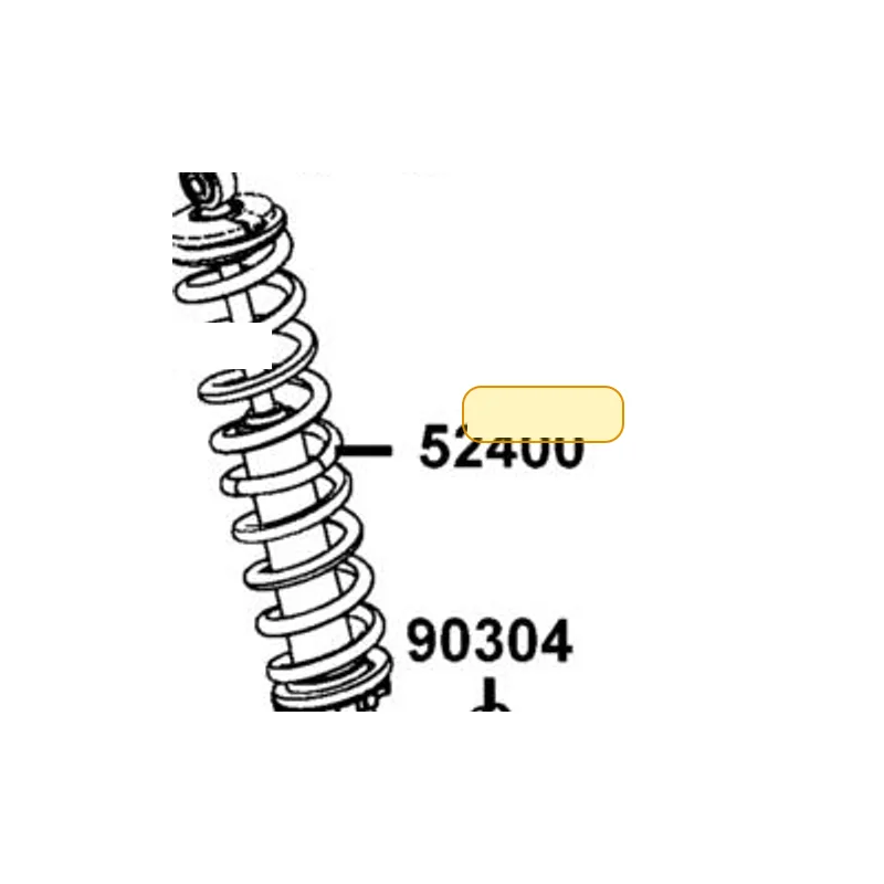 52400-LGN5-E00-Y5S CUSHION ASSY RR (YELLOW) — diagram cutout
