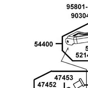 54400-PWB1-E00-MBS CONTROL ARM RH UPPER ASSY — diagram cutout