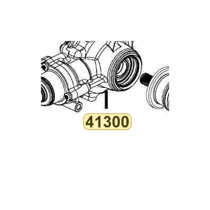 41300-PWB1-900 GEARCASE REAR(3.6)-ASSEMBLY — diagram cutout