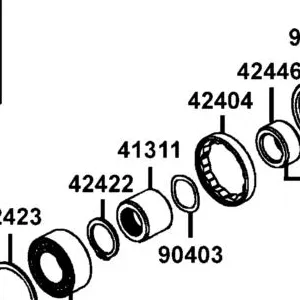 41311-LFA5-900 COLLAR SHAFT SPLINED — diagram cutout
