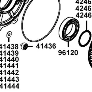 41436-LFA5-900 BUTTON THRUST — diagram cutout