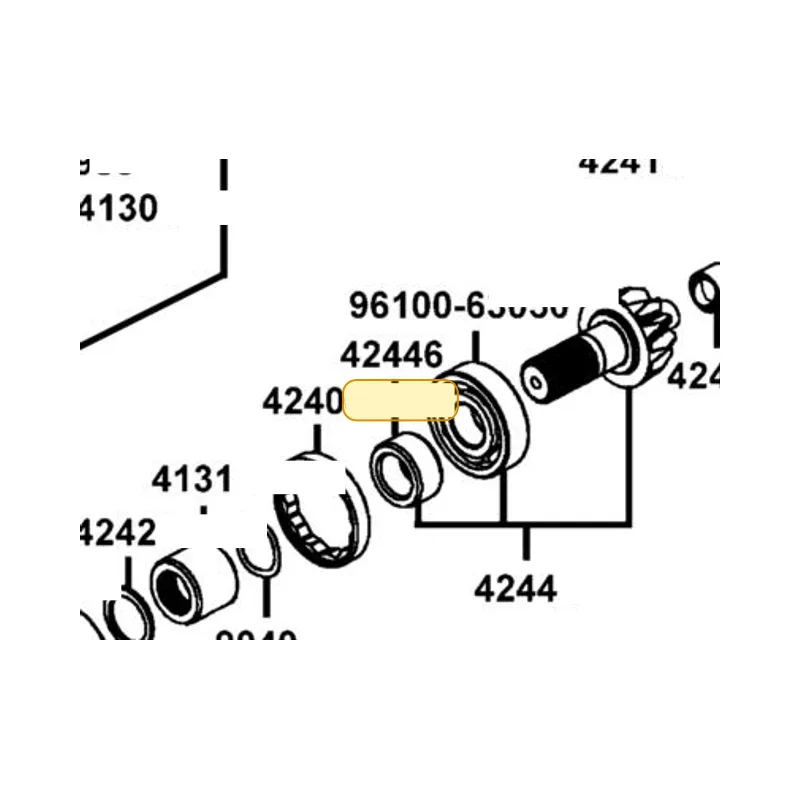 42404-PWB1-910 COLLAR LOCK-M64X1.5LH — diagram cutout