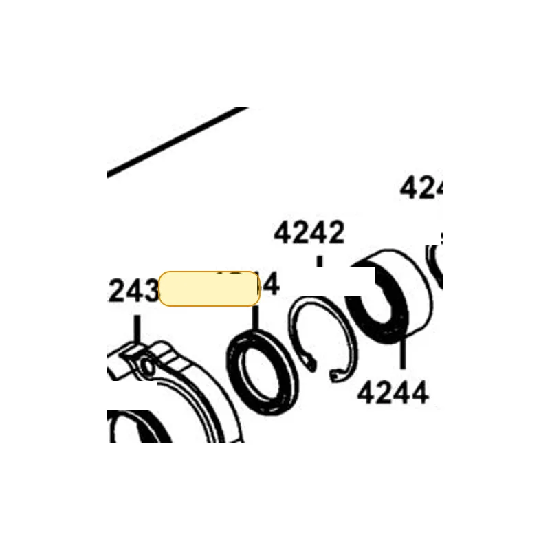 42430-PWB1-910 HOUSING PINION-MACH — diagram cutout