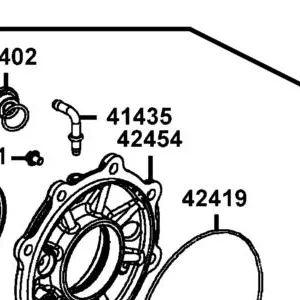 42454-LFA5-910 COVER GEARCASE-RR MACH — diagram cutout