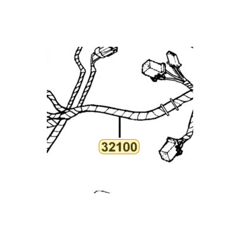 32100-LGN5-900 HARNESS WIRE — diagram cutout