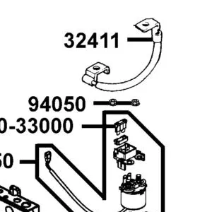 32411-LGN5-E00 CABLE BAT — diagram cutout