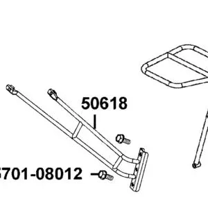 50618-LGN5-E00 STAY R REAR FENDER — diagram cutout
