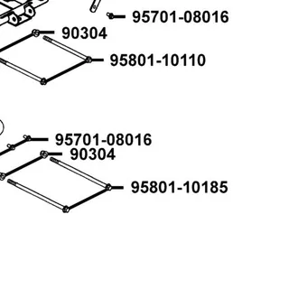 95801-10185-06 BOLT FLANGE 10X185 — diagram cutout