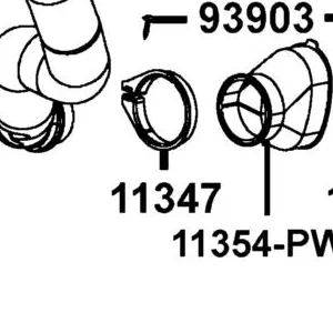 11347-PWB1-900 CLAMP PLASTC-SCREW-OVAL — diagram cutout