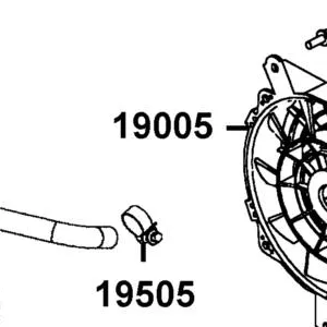 19005-PWB1-900 FAN COOLIGN SMALL 6- — diagram cutout