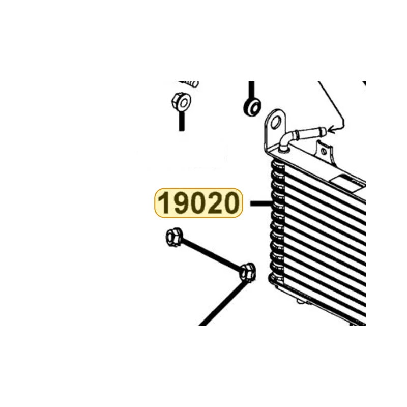 19020-PWB1-900 COOLER OIL — diagram cutout
