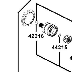 42216-PWB1-900 CIRCLIP (DOJ STEM) — diagram cutout