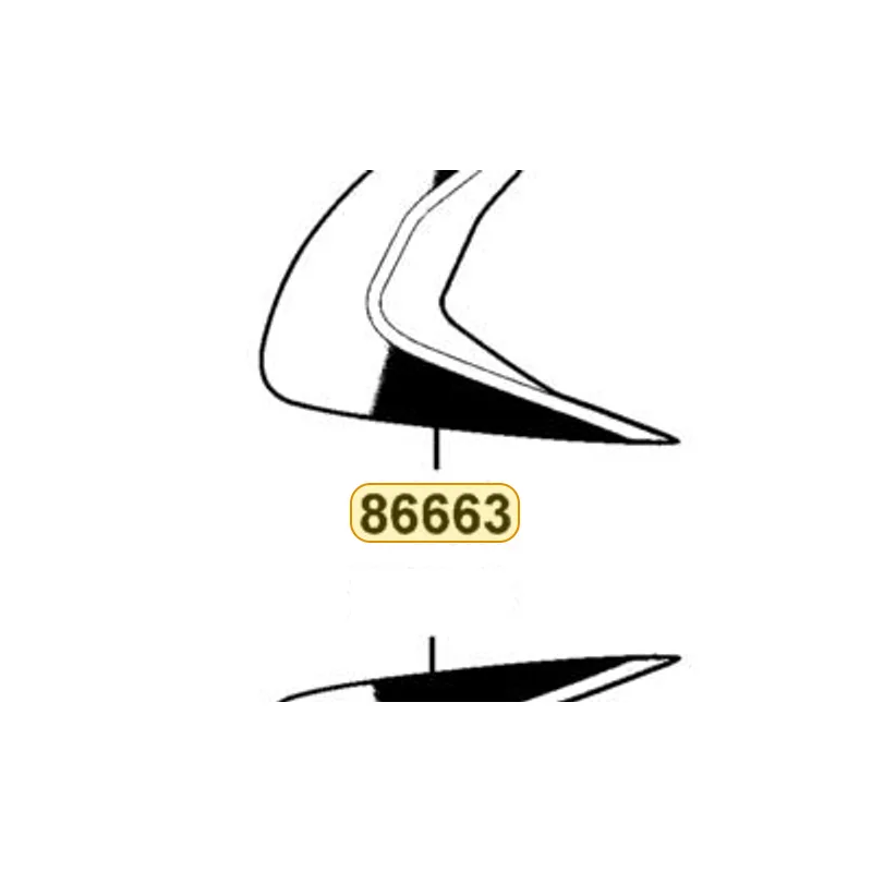 86663-LGN5-E60-T04 STRIPE C R FENDER REAR — diagram cutout
