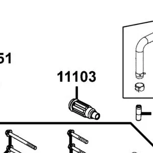11103-PTA1-800 RUB BUSH ENG HANGER — diagram cutout