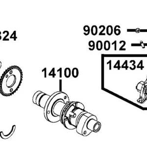 14100-PTA1-910 SHAFT COMP CAM — diagram cutout