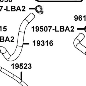 19316-PTA1-900 HOSE THERMOATAT A — diagram cutout